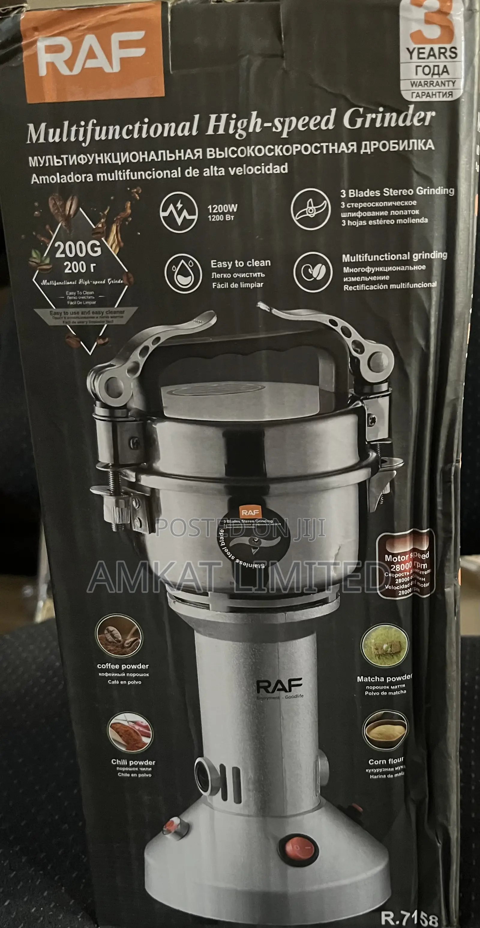 RAF Multifunctional High Speed Grinder