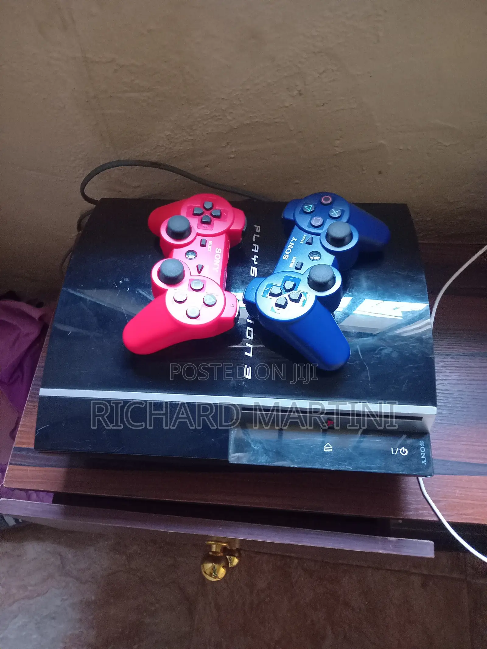PS3 Fat Console Plus All Accessories With 5 Games Installed