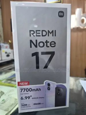 New Xiaomi Redmi Note 17 4G 256 GB Black
