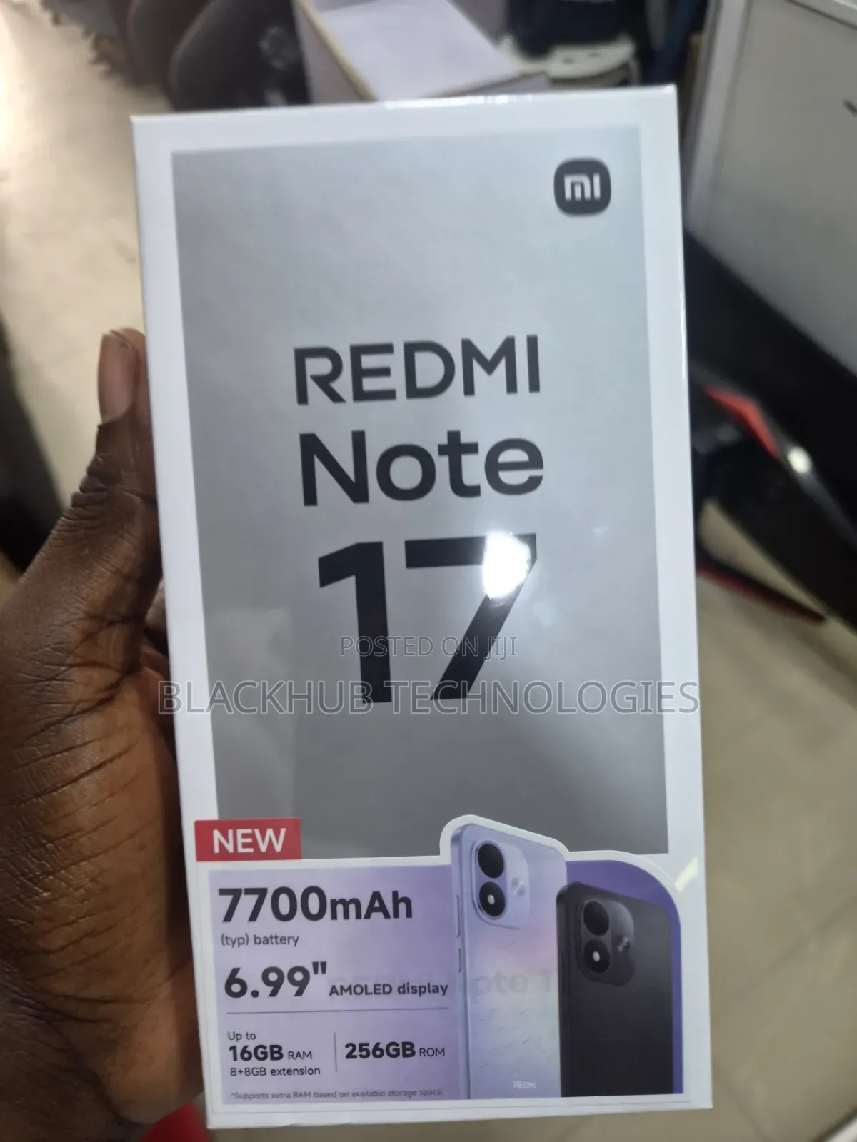 New Xiaomi Redmi Note 17 4G 256 GB Black