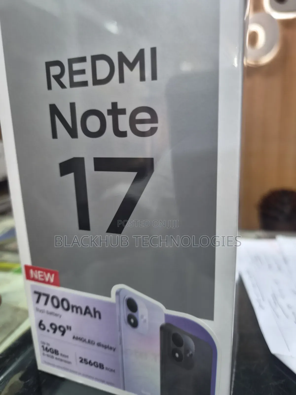 New Xiaomi Redmi Note 17 4G 256 GB Black