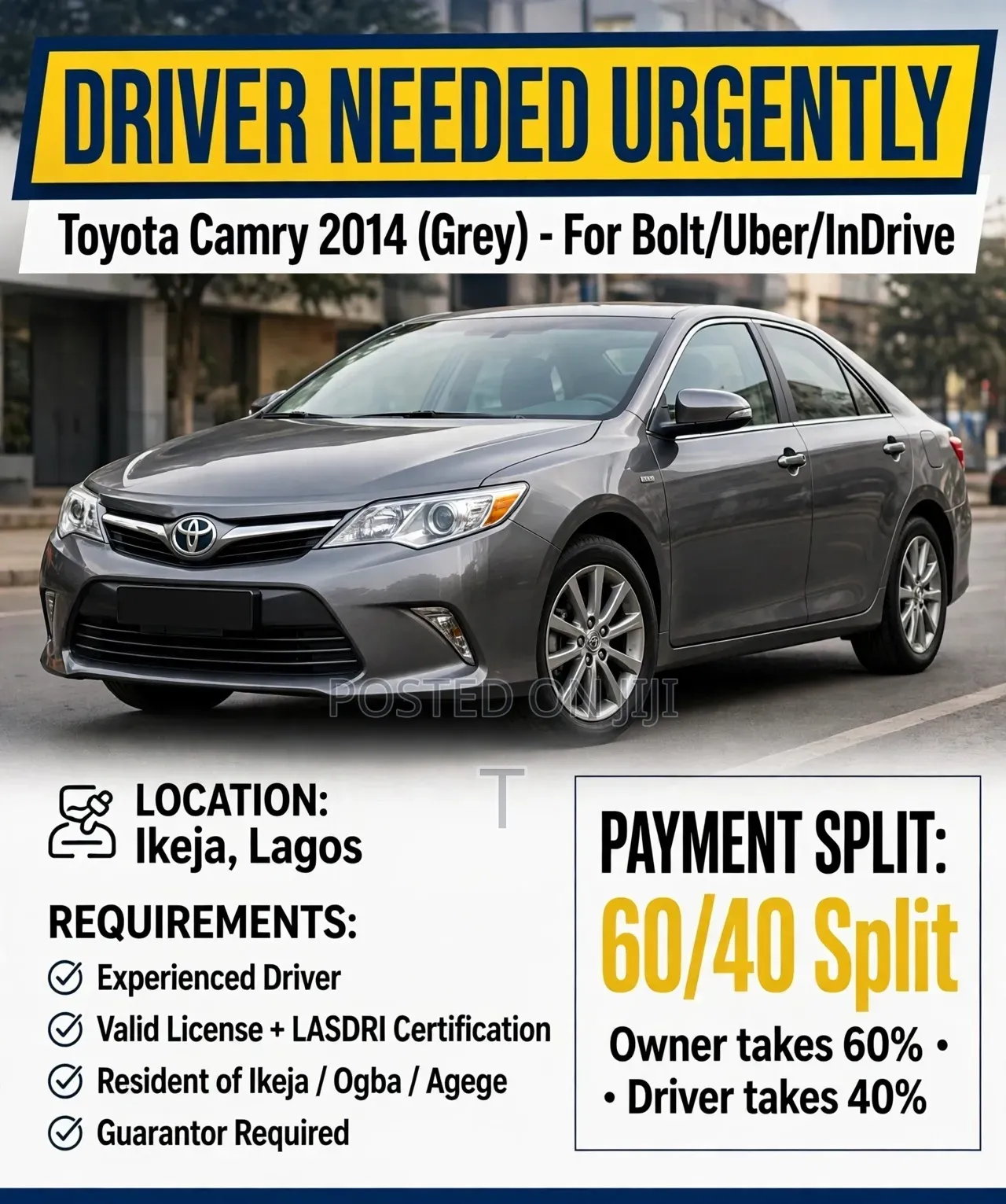Driver Needed