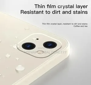 Straight Edge Liquid Silicone Case Pouch for iPhone 13 Mini