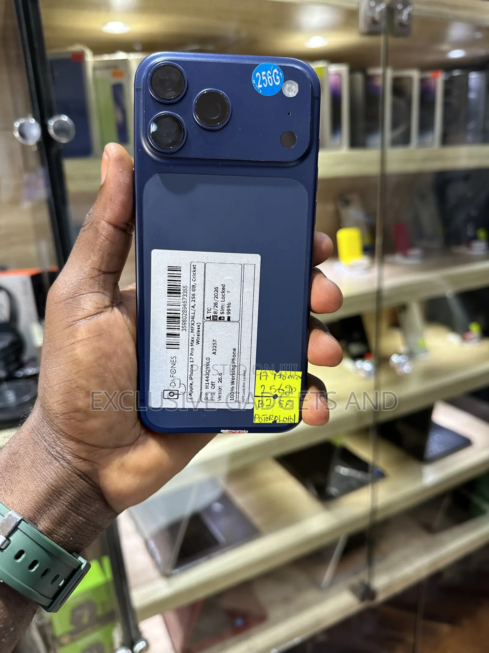 Apple iPhone 17 Pro Max 256 GB Blue