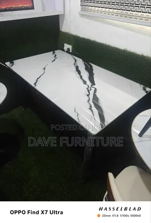 Marble Top Home and Restaurant Dining Table
