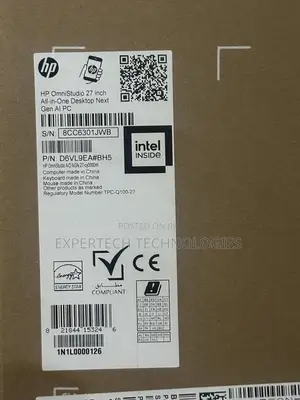 New Desktop Computer HP AiO 27 16GB Intel Core Ultra 7 SSD 1T