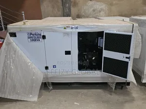 100kva Heavy-Duty Perkins Soundproof Diesel Generator 100% Copper Coil