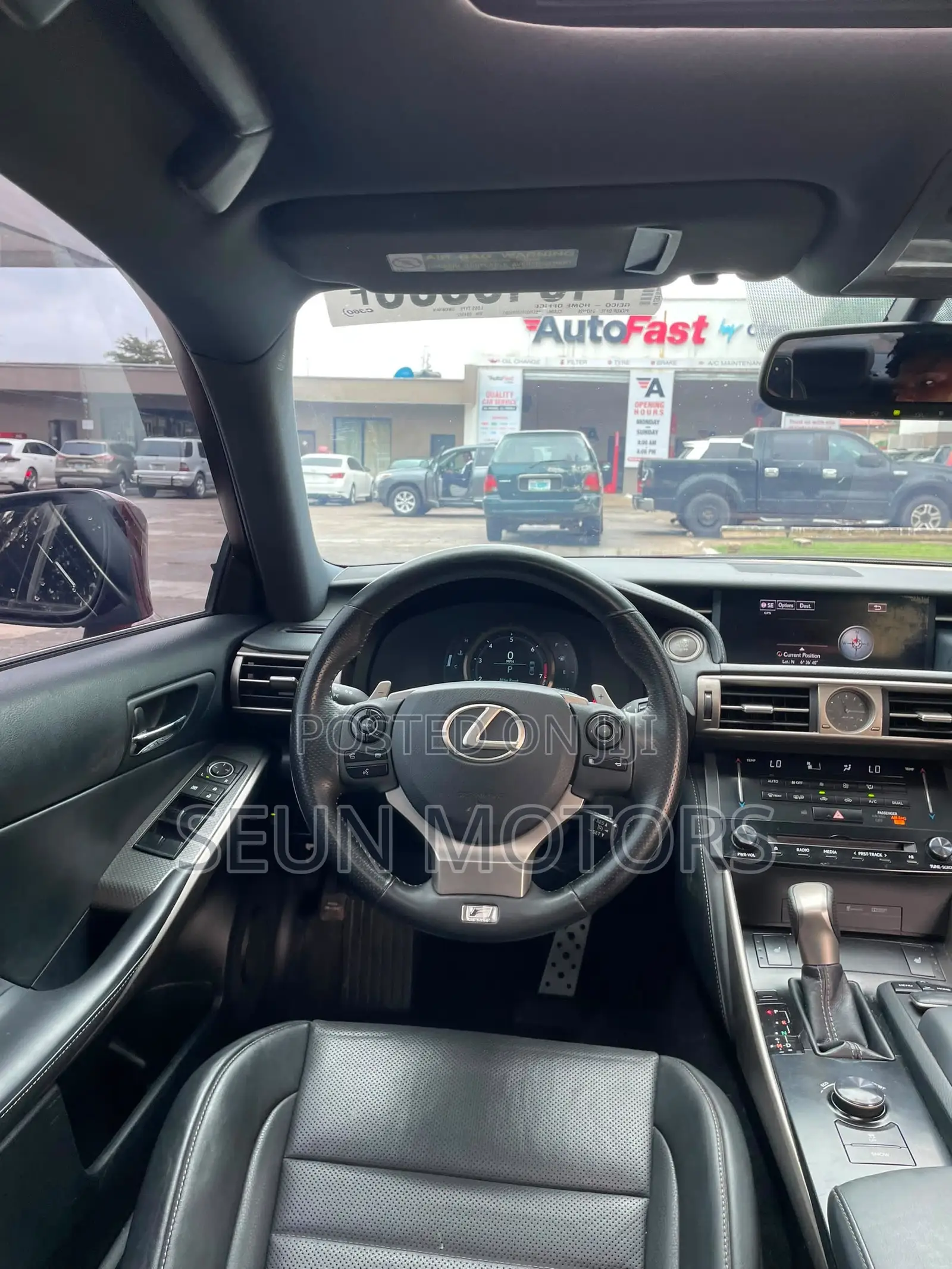 Lexus IS 350 AWD 2014 Red