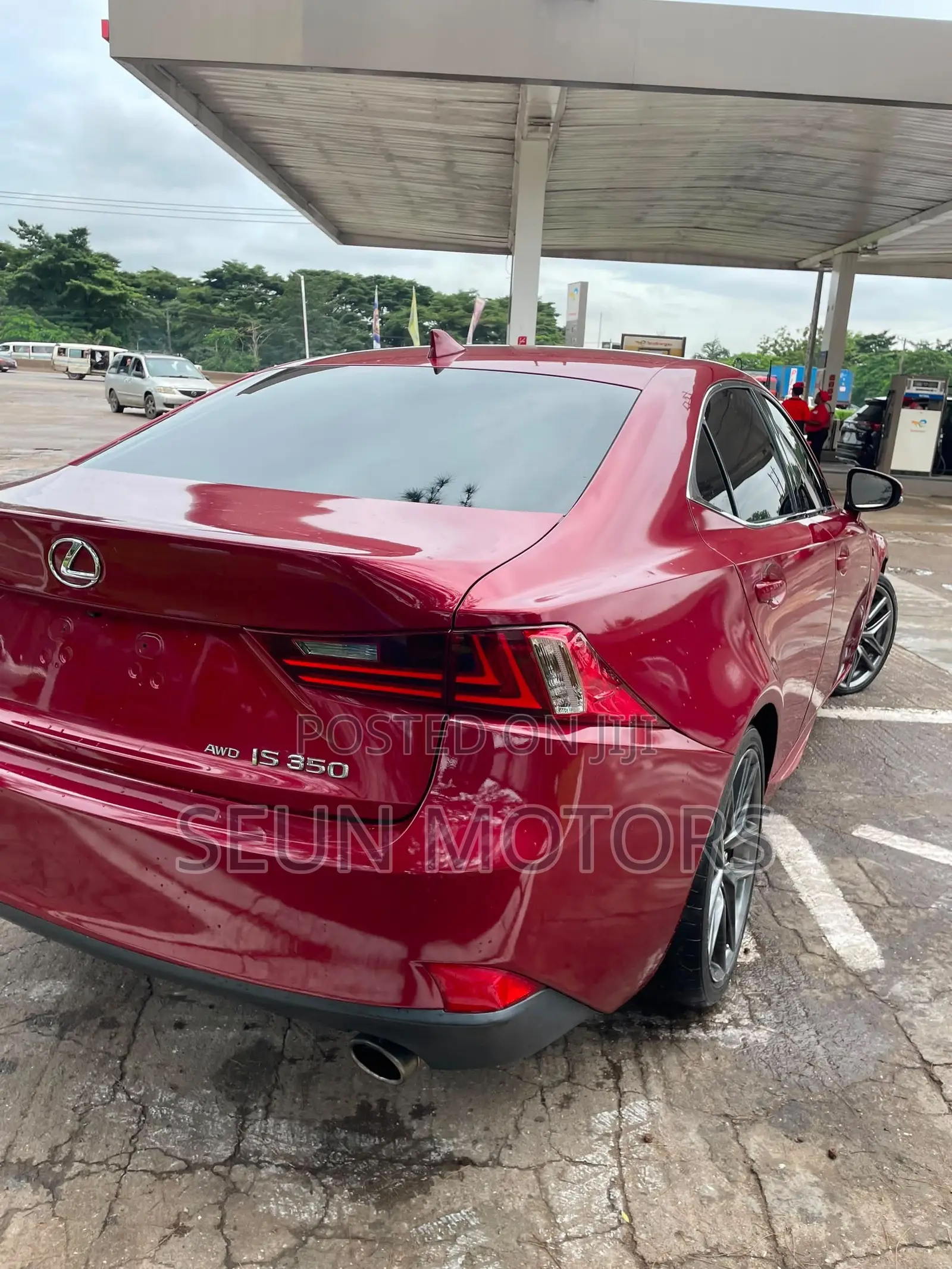 Lexus IS 350 AWD 2014 Red