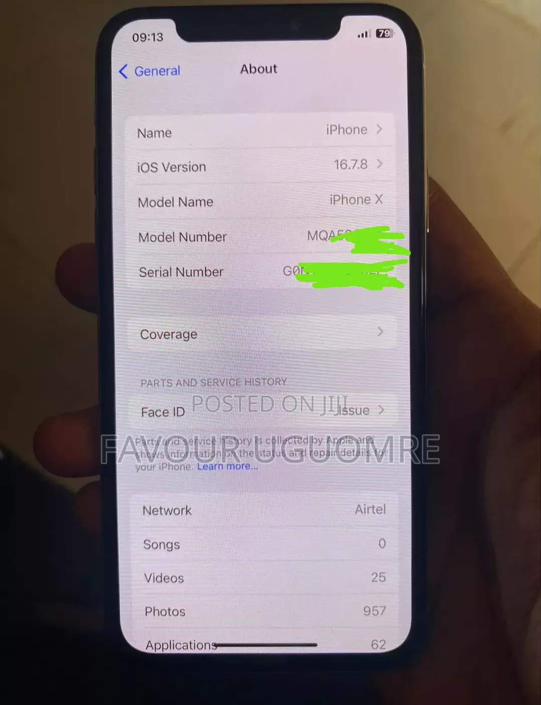 Apple iPhone X 64 GB White