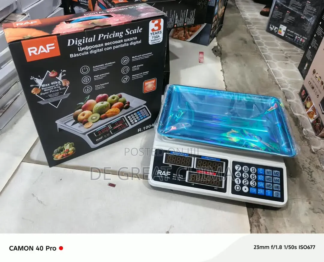 Digital Pricing Scale Raf Product