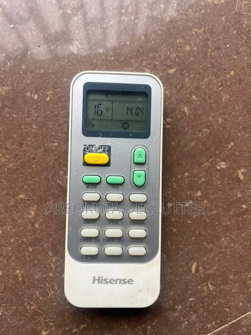 Hisense Air Conditioner (AC) Remote Control