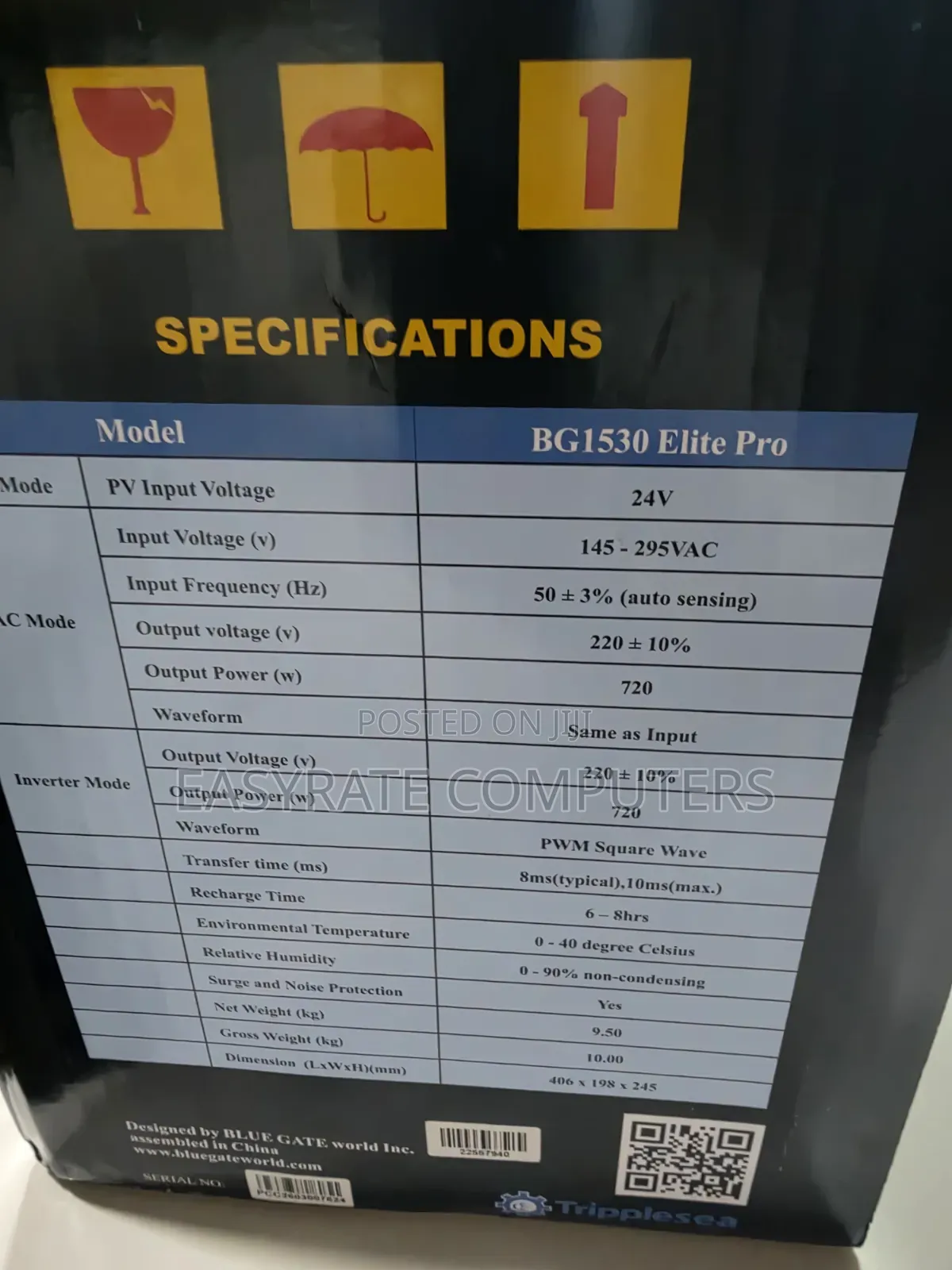 Ups Bluegate Uninterupted Power Supply