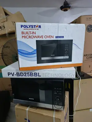 Polystar PV-BD25BBL Built-in Microwave With Grill Function