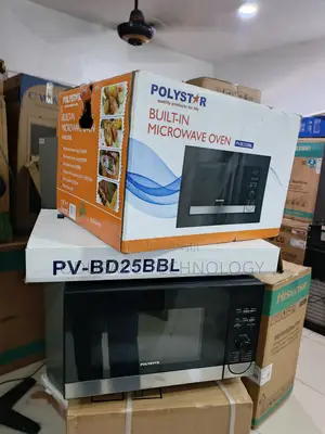 Polystar PV-BD25BBL 25L Black Microwave Oven
