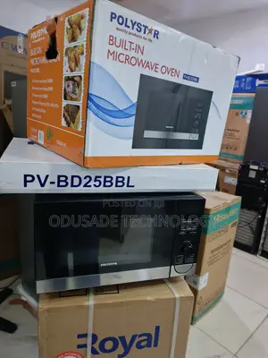 Polystar 25L Integrated Microwave Oven With Grill