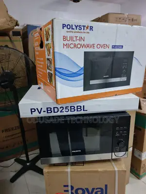 Polystar 25L Built-in Grill Microwave for Modern Kitchens