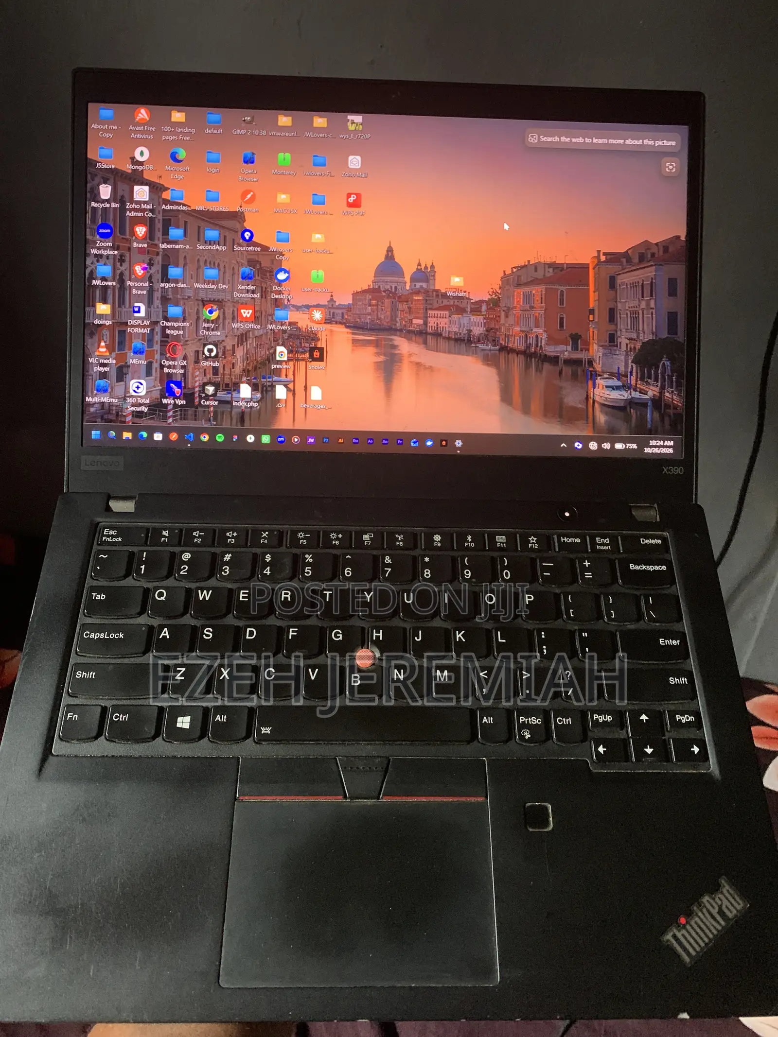 Laptop Lenovo ThinkPad X390 16GB Intel Core i7 SSD 512GB