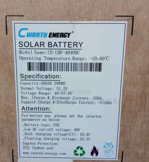 CWORTH 20kwh Lithium Battery