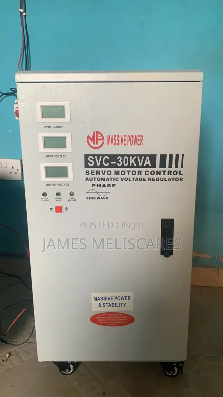Massive Power 30kva Servo Motor Automatic Voltage Regulator SVC-30kvs