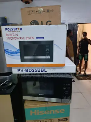 Polystar PV-BD25BBL 25l Black Integrated Microwave
