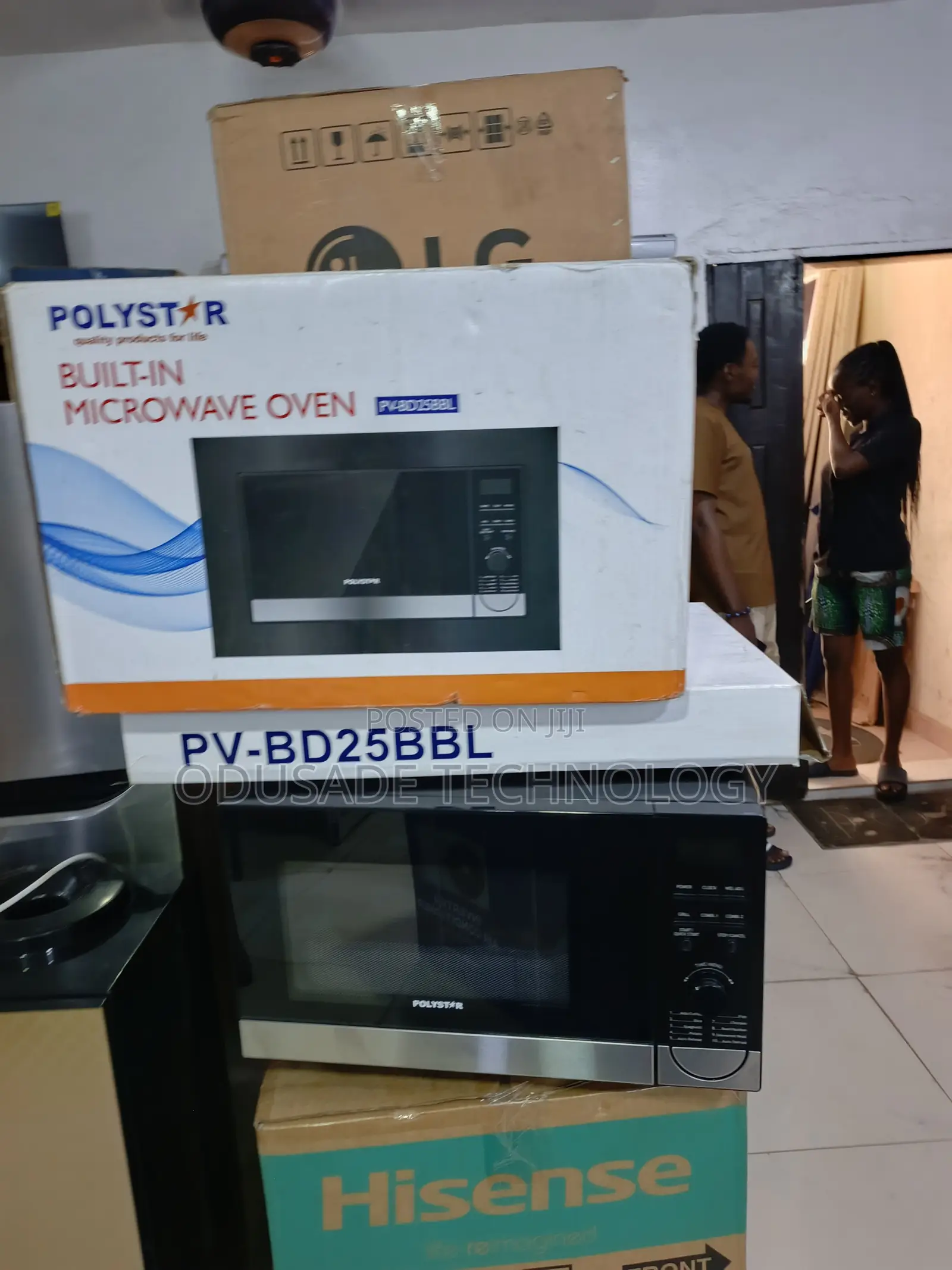 Polystar 25L Built-in Microwave for Contemporary Kitchens