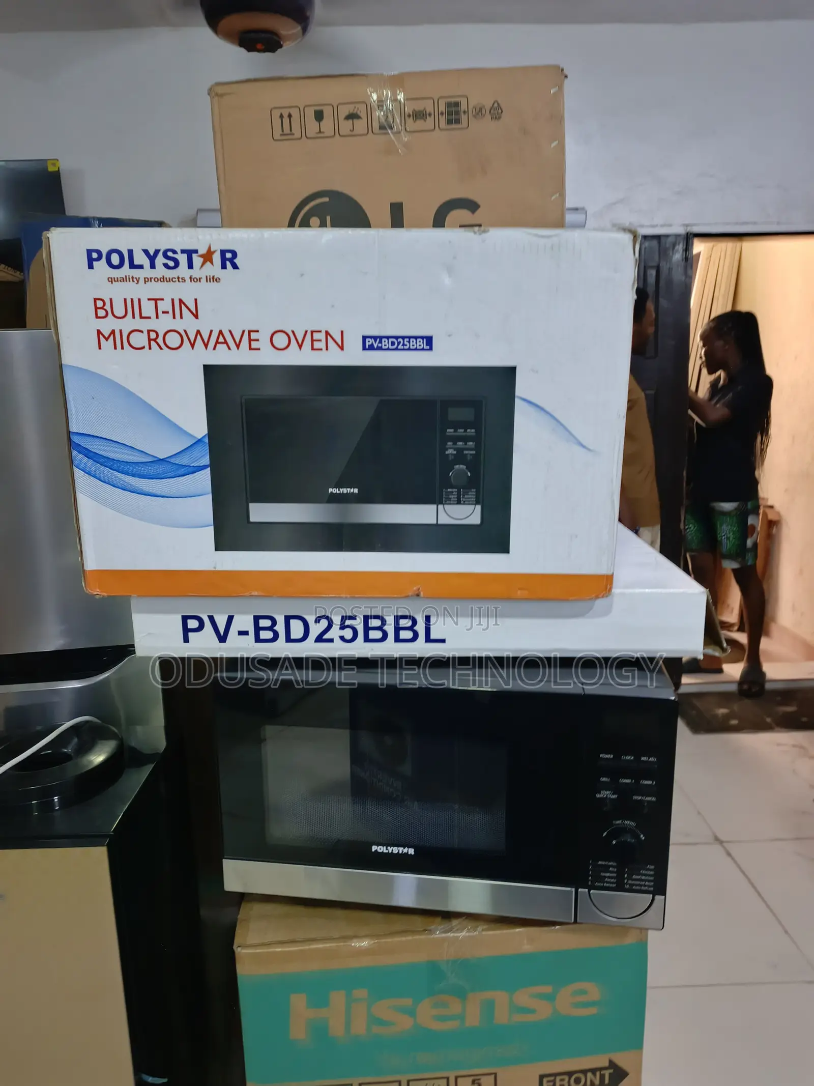 Polystar 25L Built-in Microwave for Contemporary Kitchens