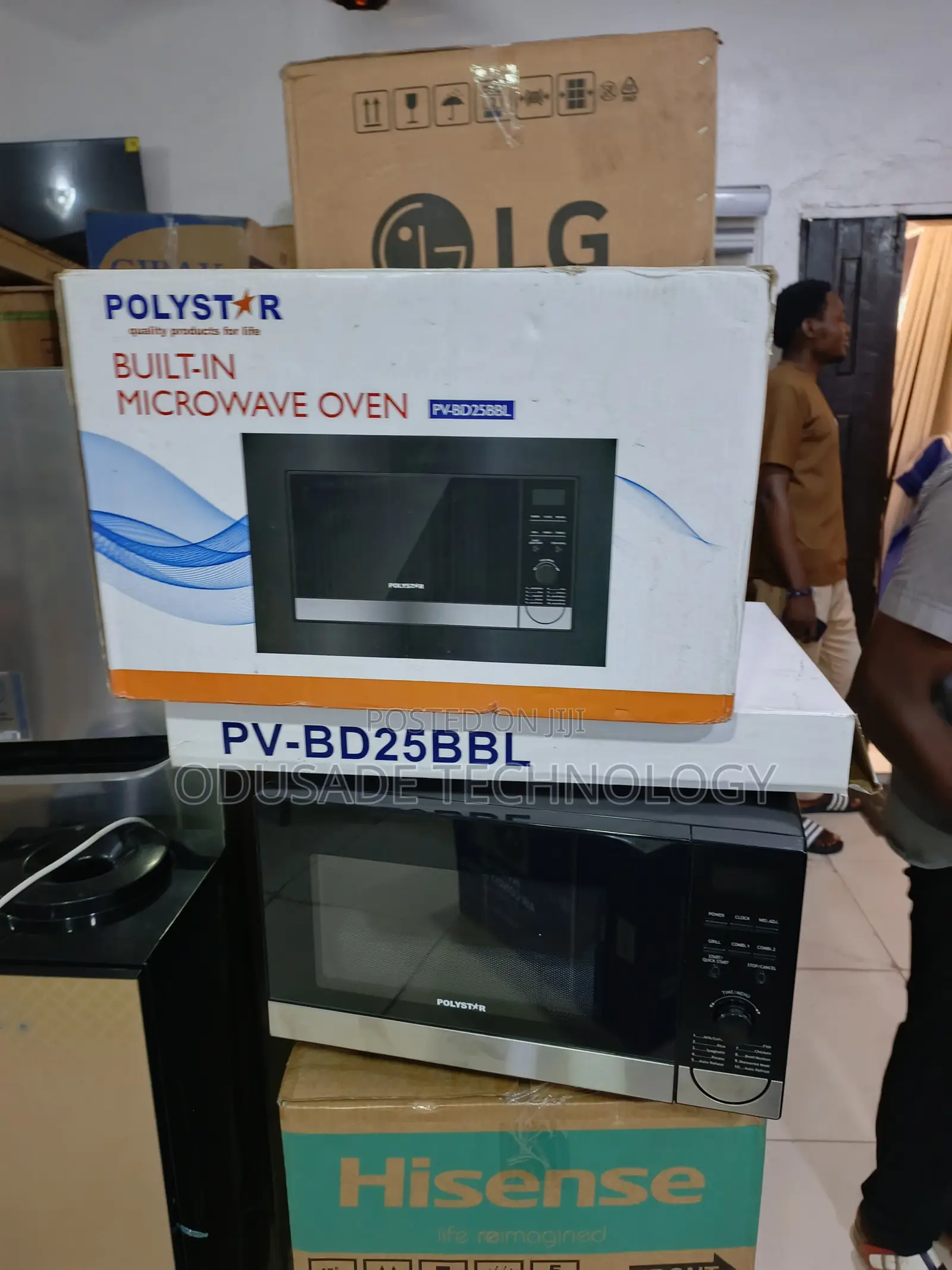 Polystar 25L Built-in Microwave for Home Kitchens