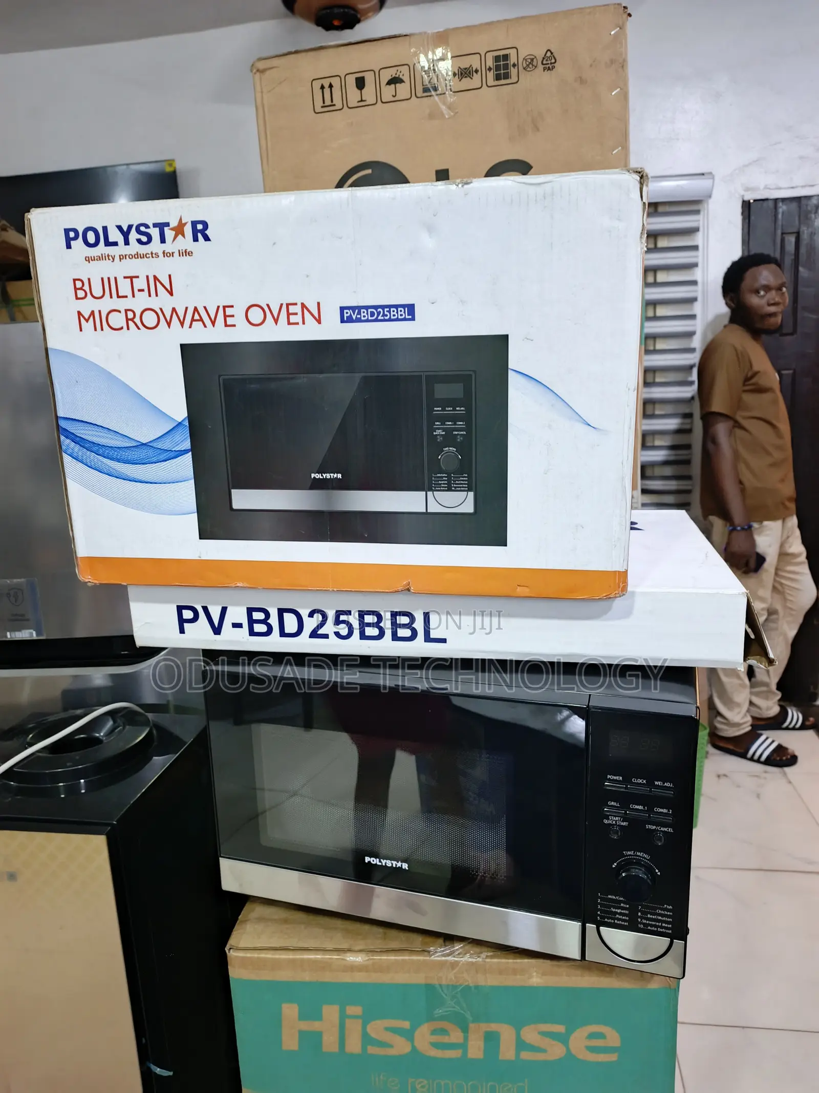 Polystar 25L Built-in Microwave for Home Kitchens