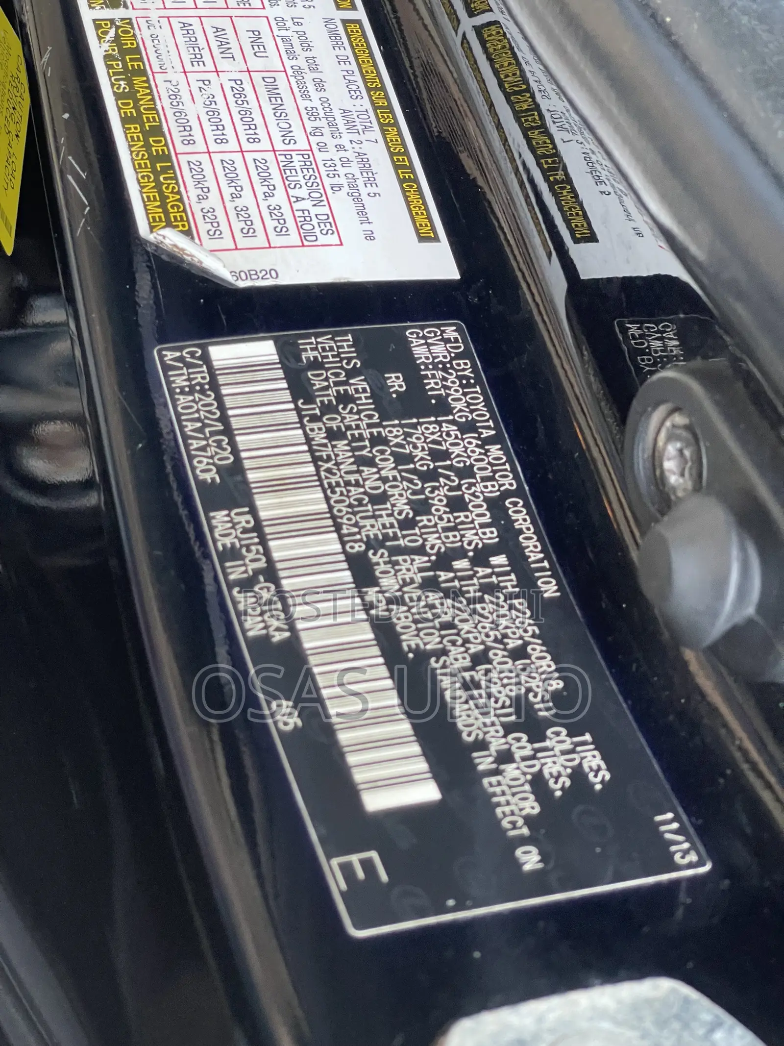 Lexus GX 2013 Black