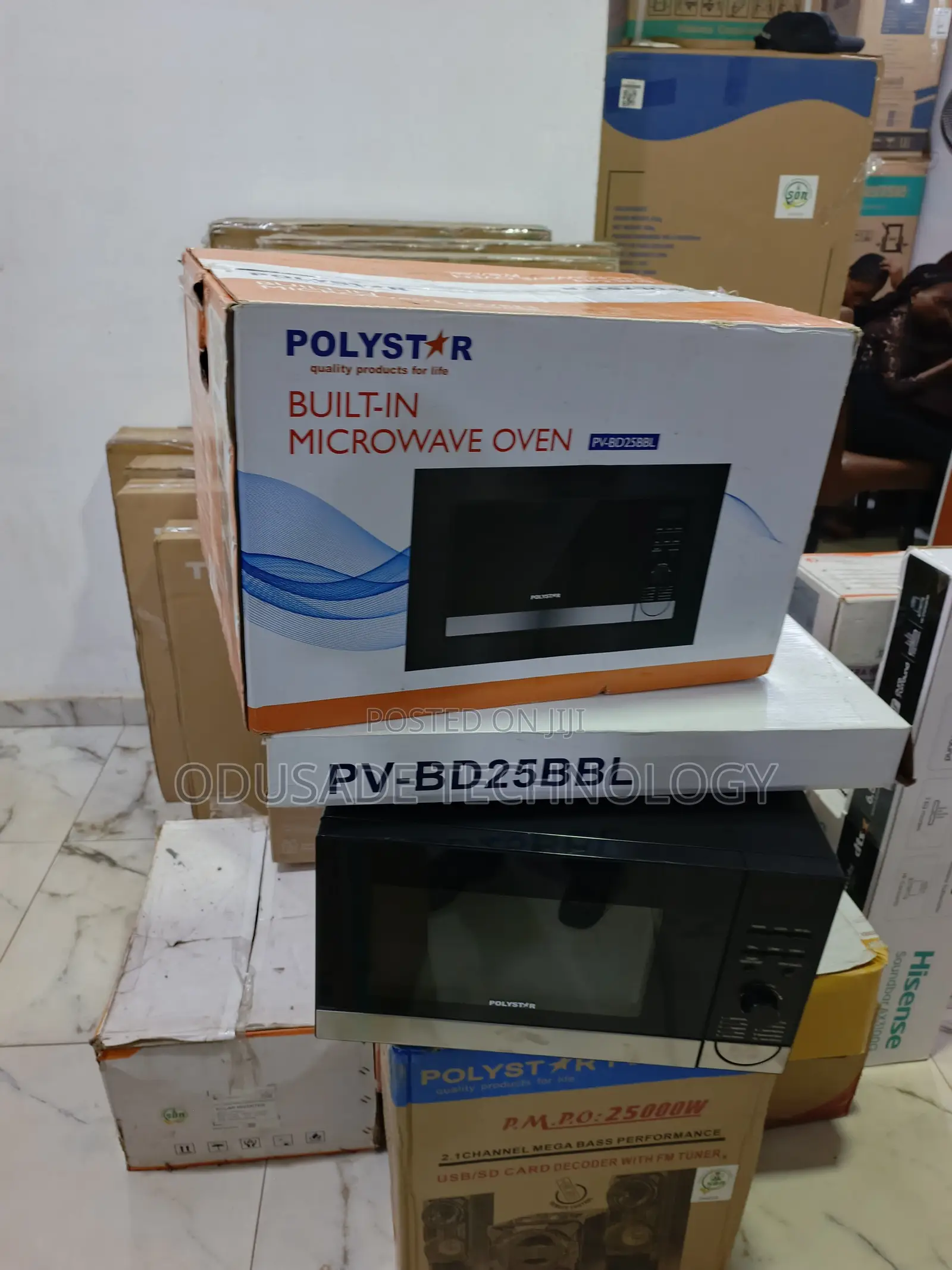 Polystar 25L Built-in Microwave With Stainless Interior