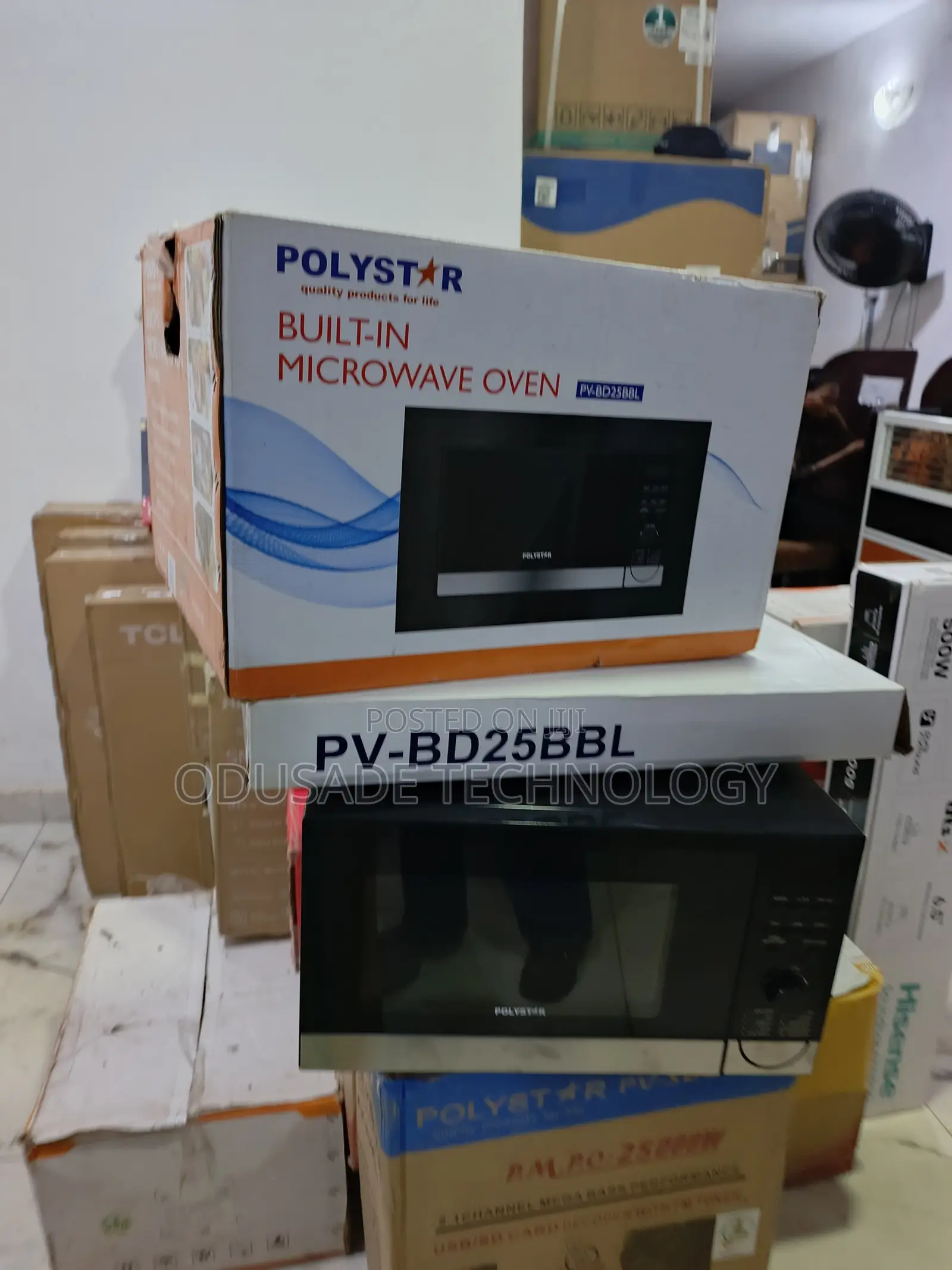 Polystar 25L Built-in Microwave With Stainless Interior