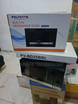 Polystar PV-BD25BBL 25L Modern Microwave With Grill