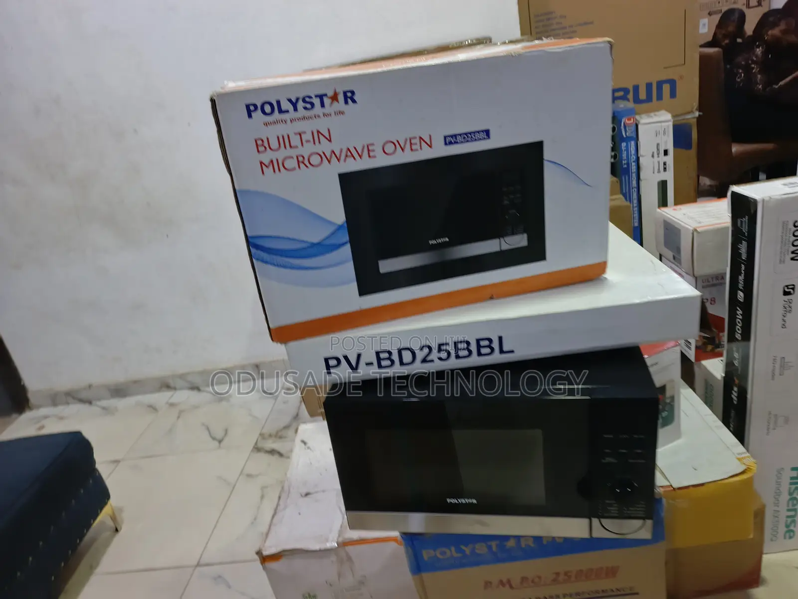 Polystar 25L Built-in Microwave for Elegant Kitchen Spaces