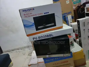 Polystar PV-BD25BBL 25L Black Grill Microwave Oven
