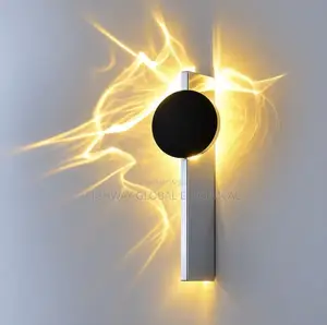 Corugated Stainless Led Decor Atmospheric Wall Sconce Light