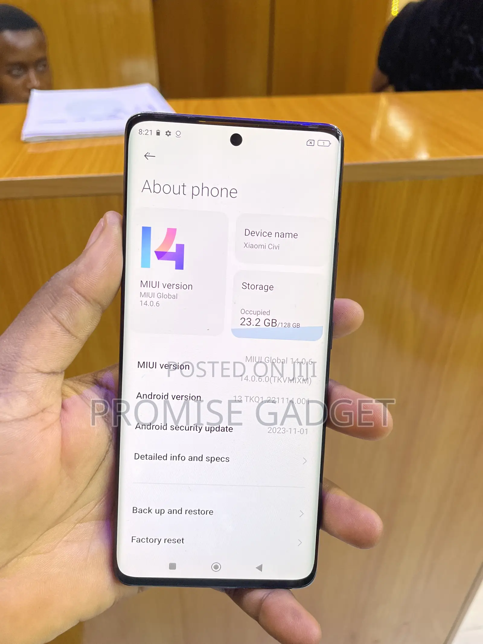 Xiaomi Civi 2 128 GB Black