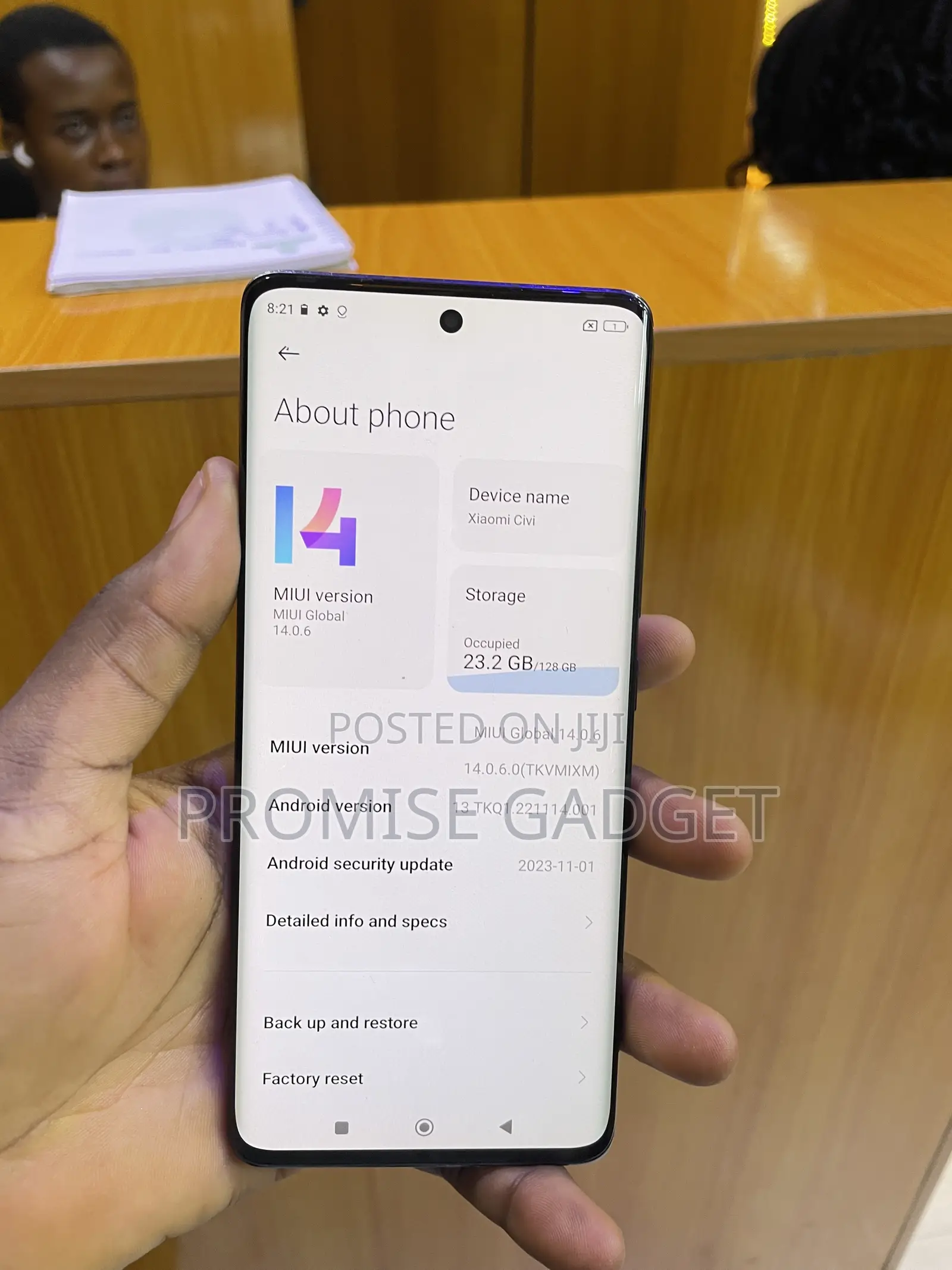 Xiaomi Civi 2 128 GB Black