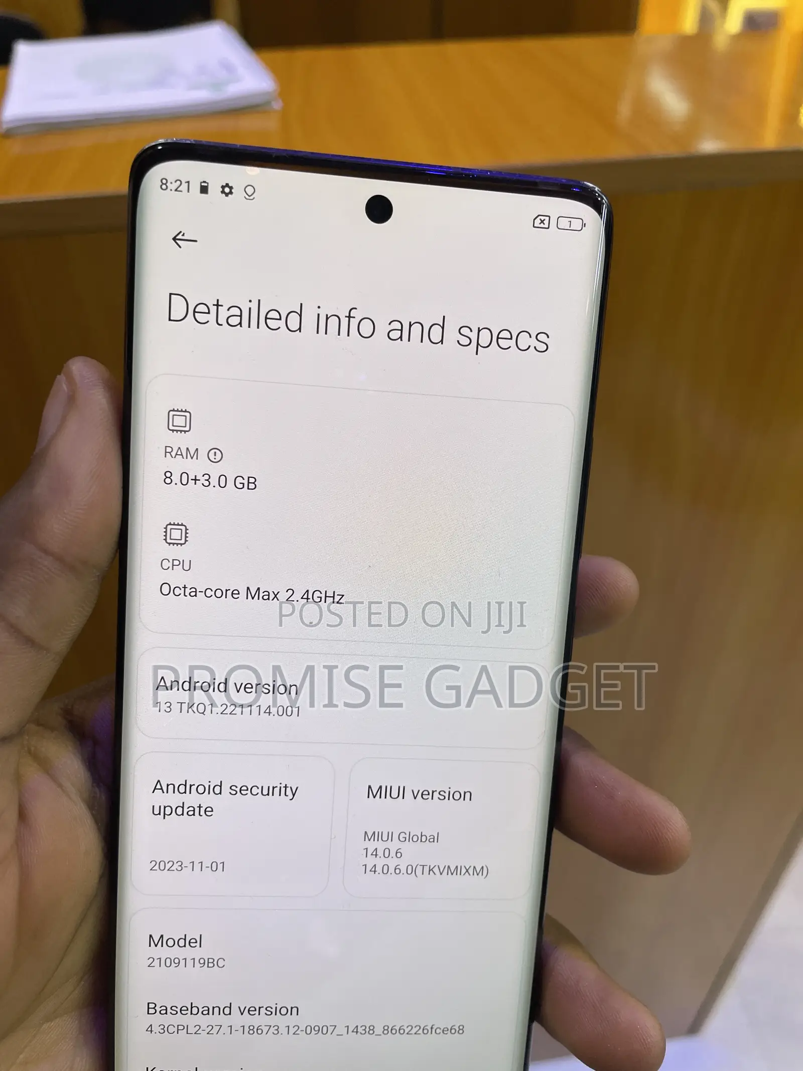 Xiaomi Civi 2 128 GB Black