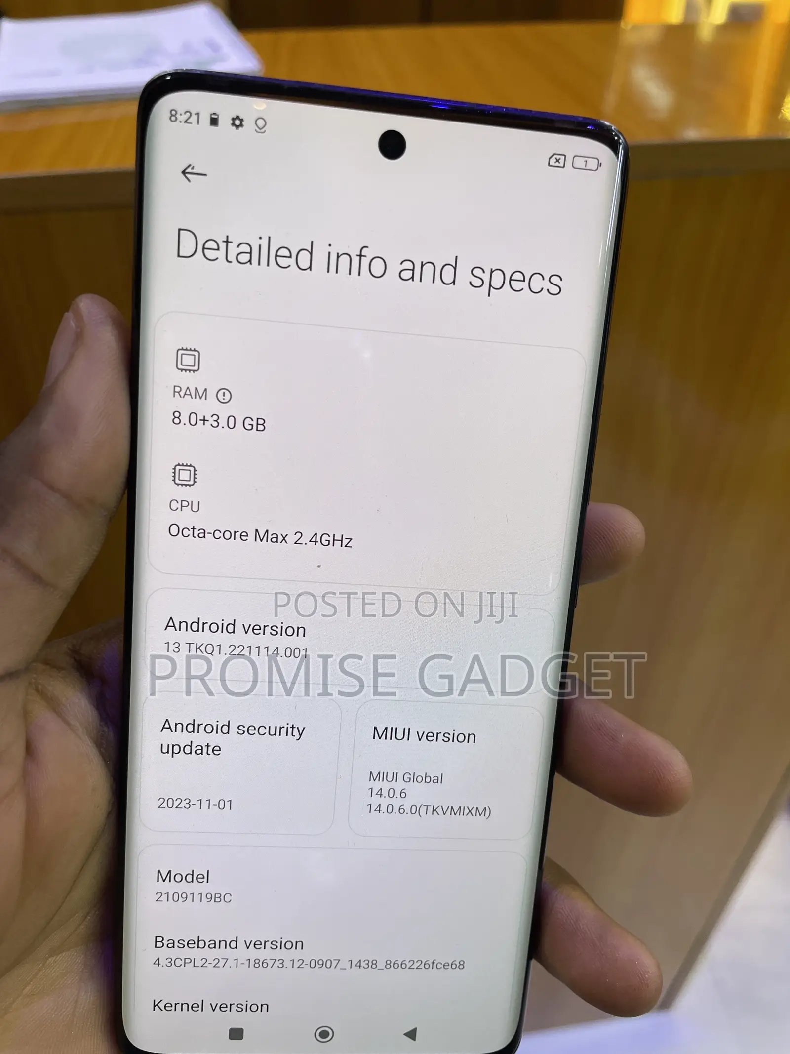 Xiaomi Civi 2 128 GB Black