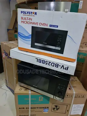 Polystar 25L Microwave Oven With Grill and Steel Cavity