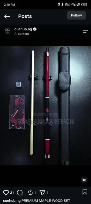 Snooker Stick and Accessories