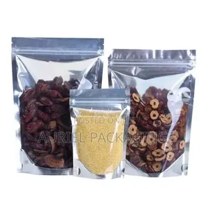 Silver With Transparent Pouch (13×21) - 100pcs Per Pack