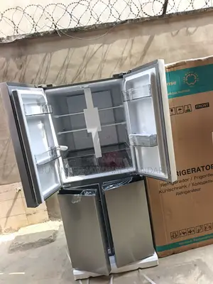 Hisense Four-Door Refrigerator RQ-54WC for Premium Kitchen Presentatio