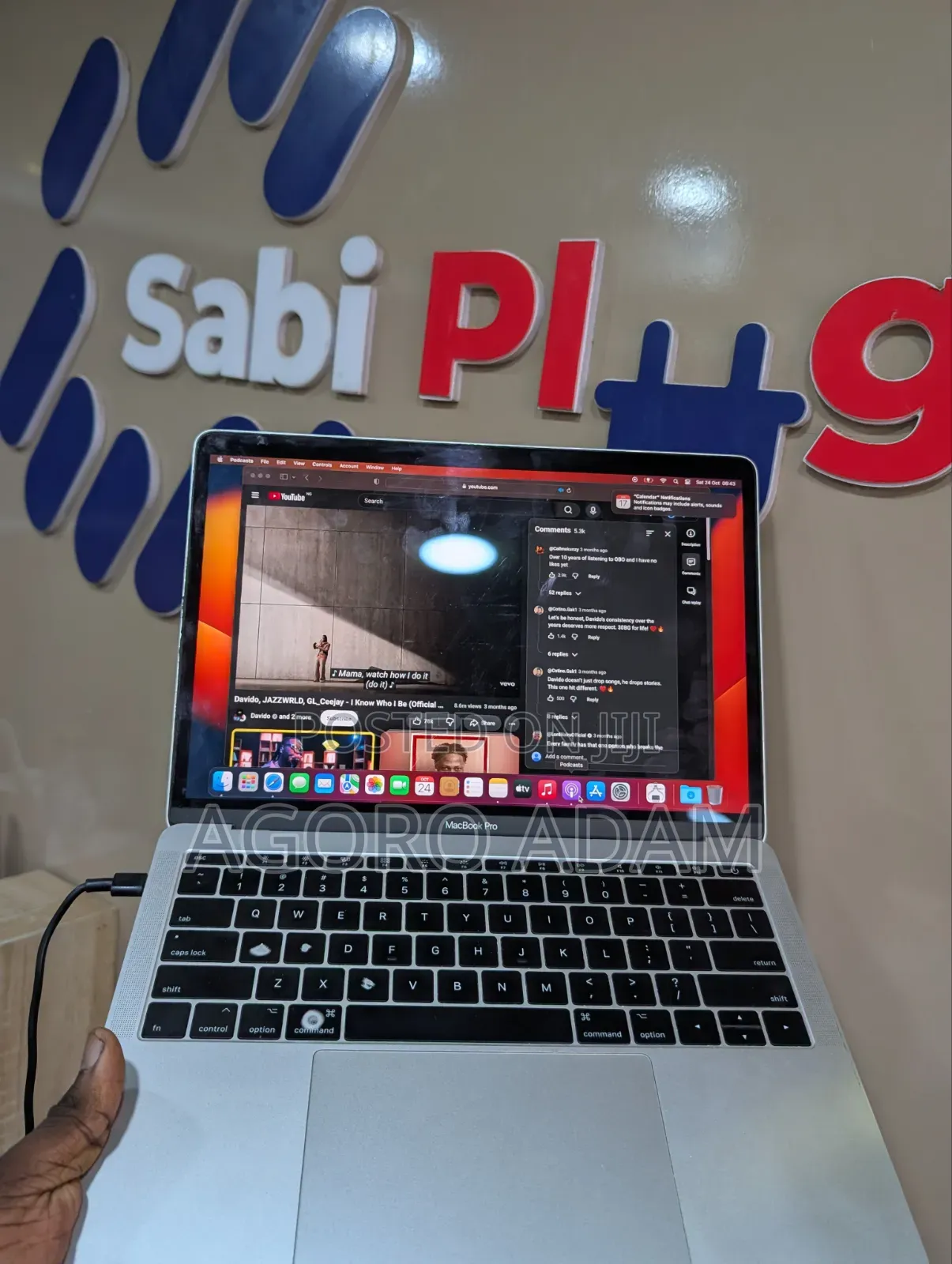 Laptop Apple MacBook Pro 2017 16GB Intel Core i5 SSD 512GB