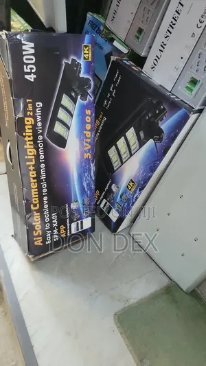 450watt AI Solar Camera and Lighting 2 in 1
