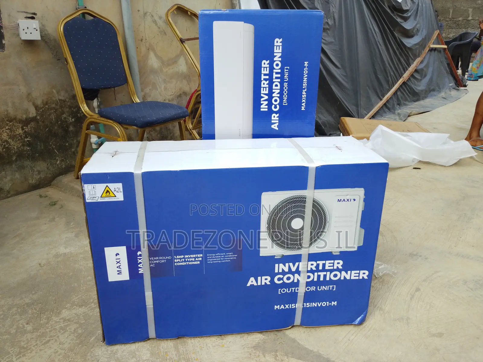 Quality 1.5HP Split AC by Maxi SPL15INV01-M