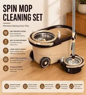 Magic Fashion Spin Mop Bucket Set