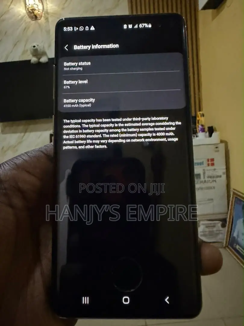 Samsung Galaxy S10 128 GB Blue