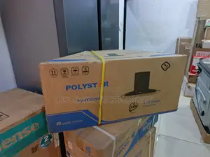 Polystar PV-JY9026B 90cm Black Glass Kitchen Extractor Hood
